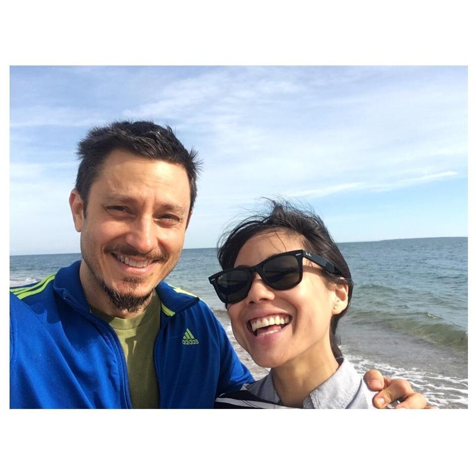 Selfie @Orient Beach State Park. Taken during our recent visit to the North Fork.