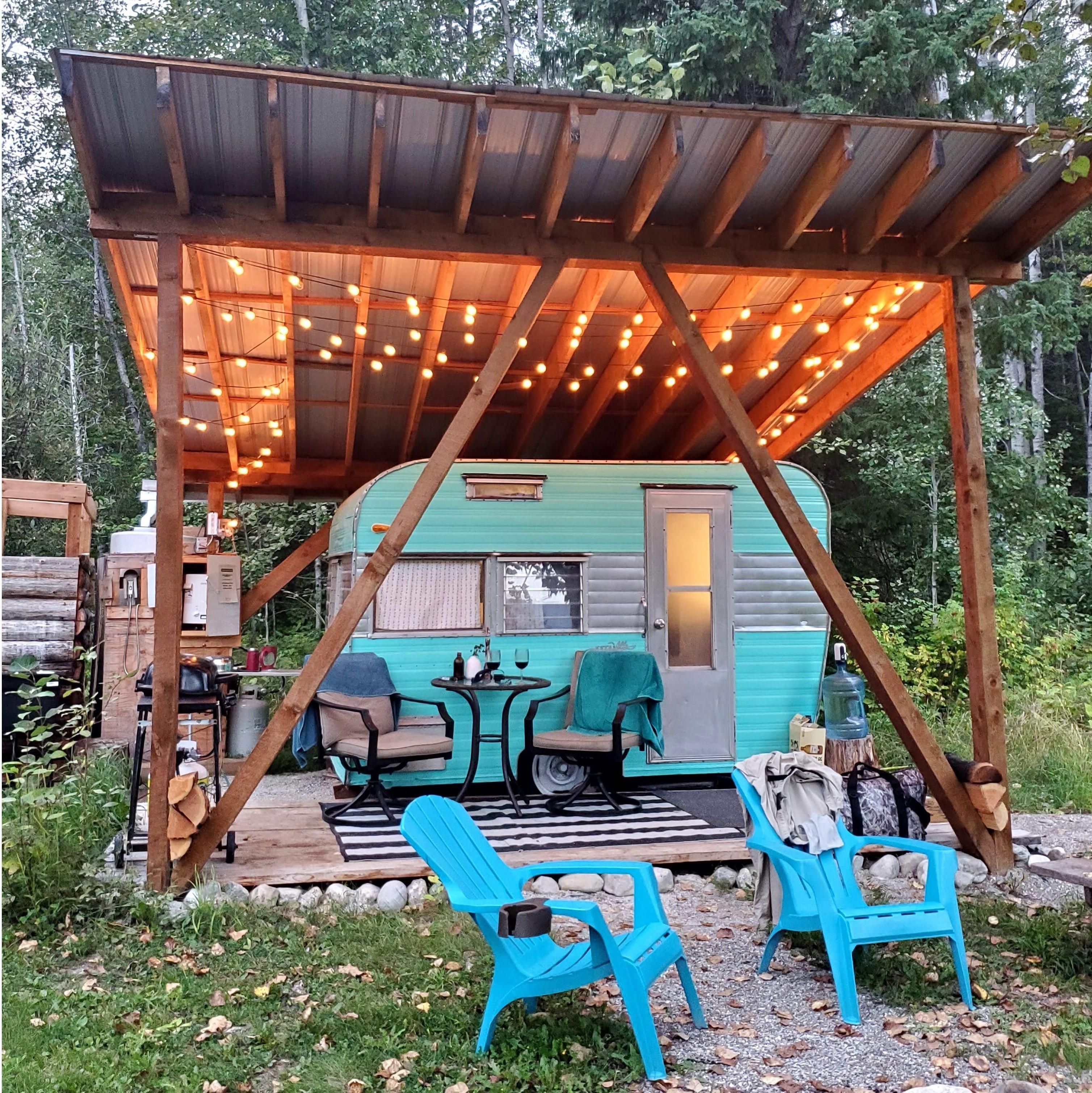 Our AirBnB in Blaeberry, Canada