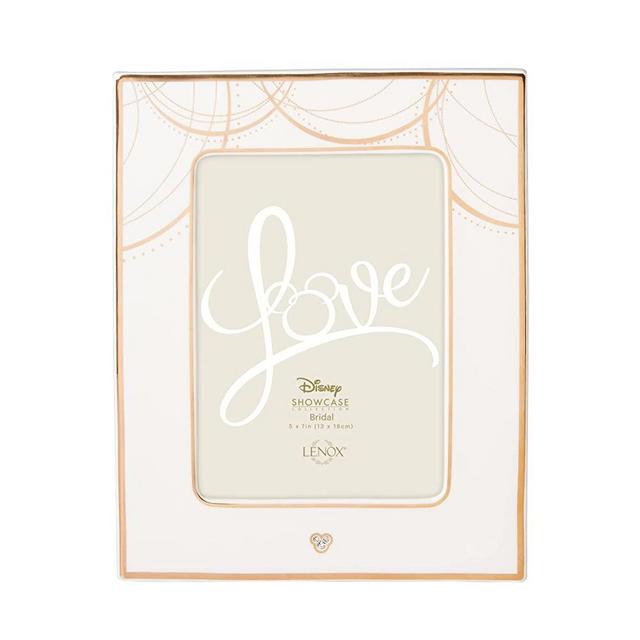 Lenox Disney Bridal 5X7 Frame, 1.71, Ivory