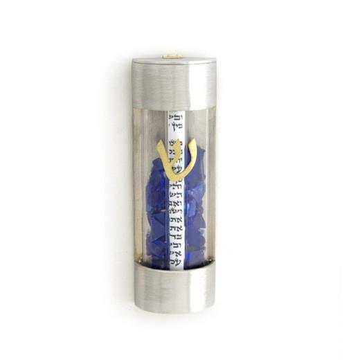 Contemporary Round Wedding Shards Mezuzah by Joy Stember