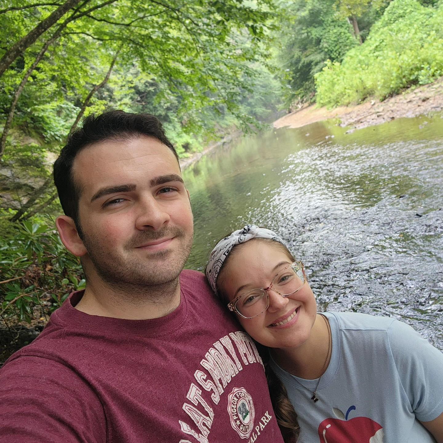 Another Selfie to add to the collection, we were down by the river on 4th of July.