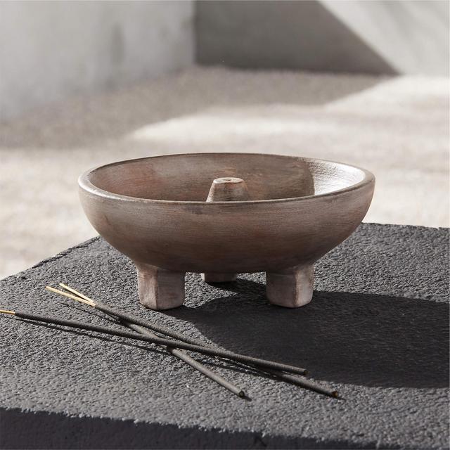 Terracotta Grey Incense Burner