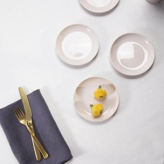 Shell Bisque Tidbit Plate, Set of 4