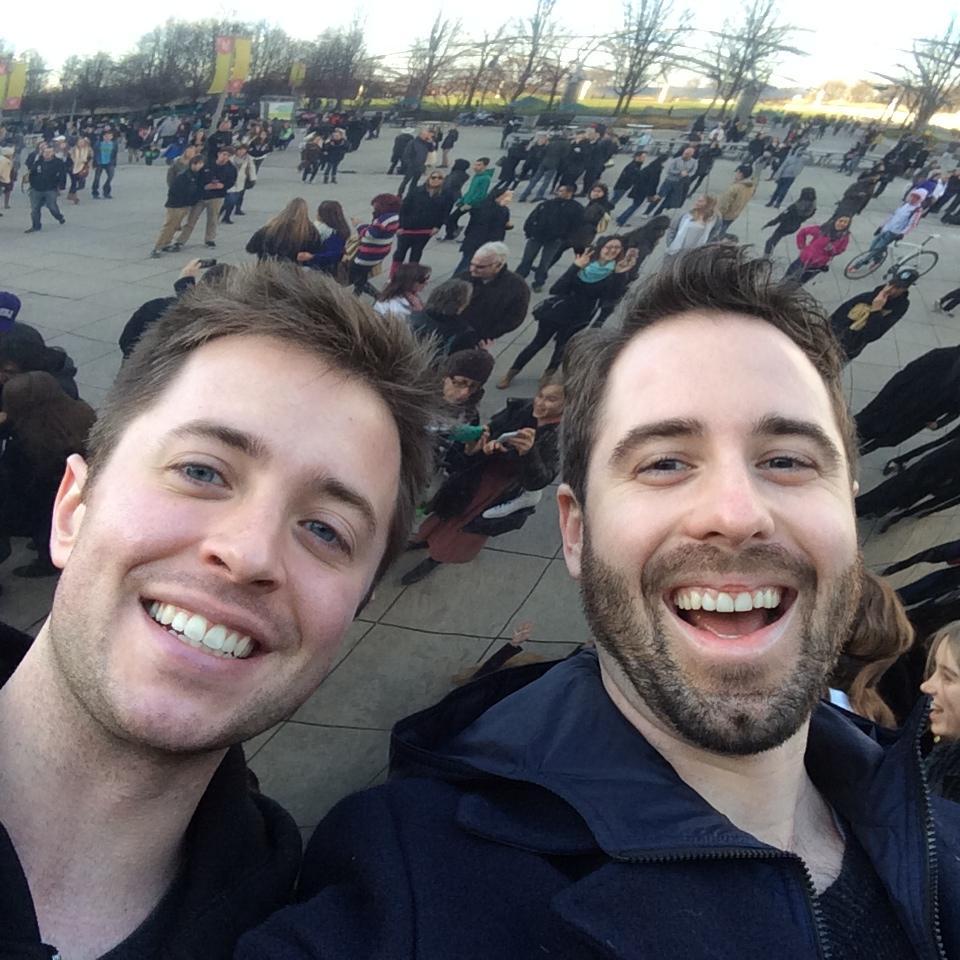 James' first trip to Chicago!