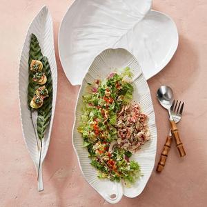 Coconut Leaf Melamine Platter