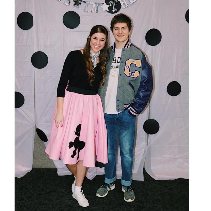 Kojies Fifties function Freshman year 2018--- the poodle skirt never goes away