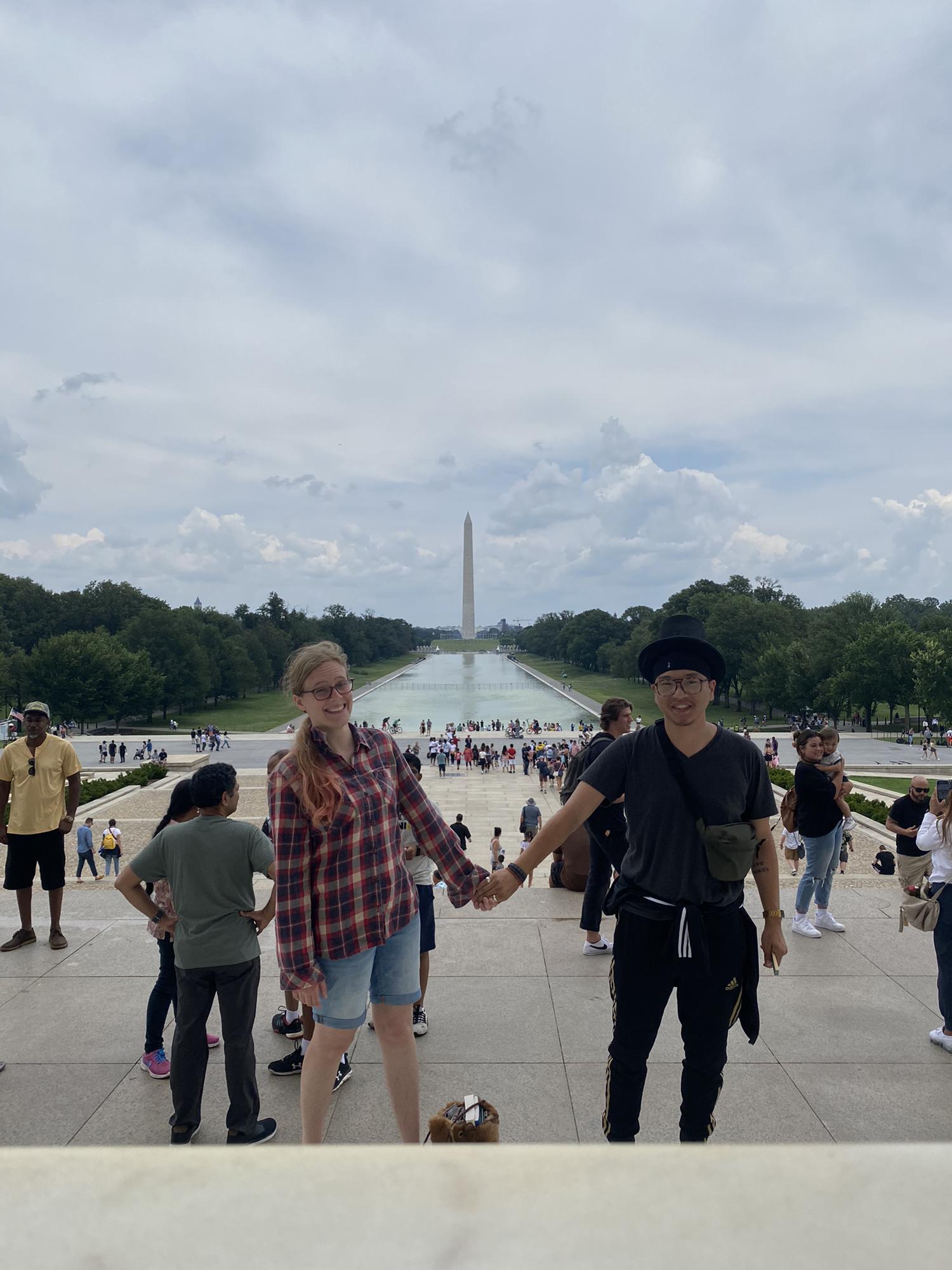 unexpected Washington DC trip 2021. we started the trip screaming in the airport but after sleeping on it, woke up ready to hang at the national mall.