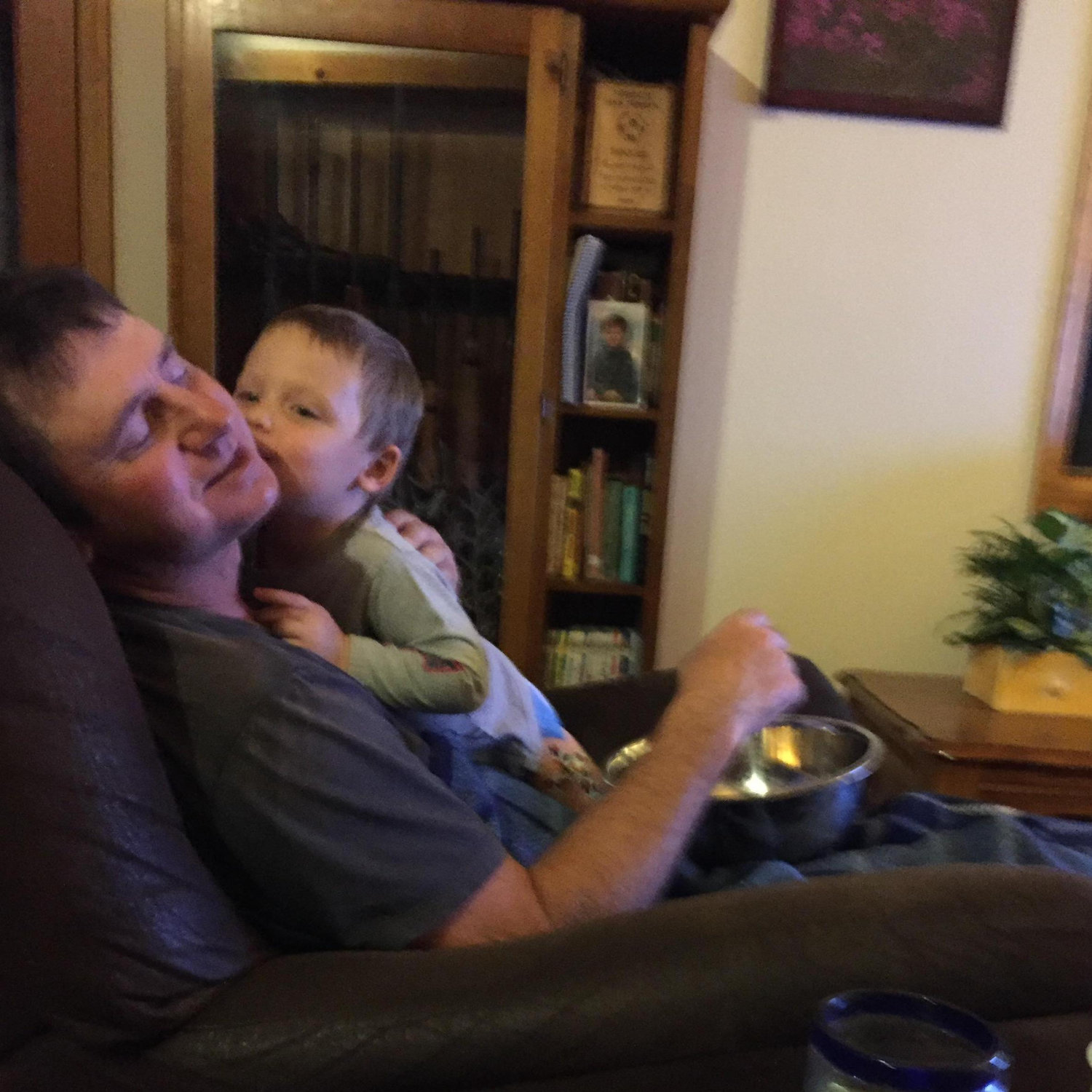 Kisses for Grandpa George
