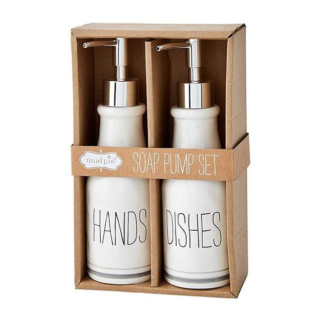 Mud Pie Bistro Boxed Soap Pump Set