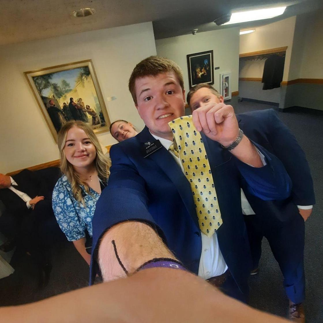 Our first ever photo together! Easter 2024