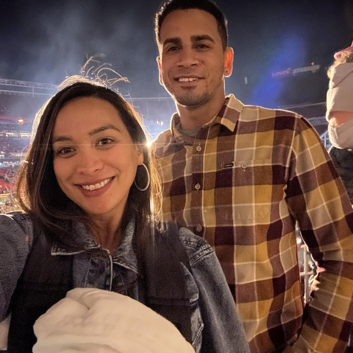 Of course we took Amara to a concert