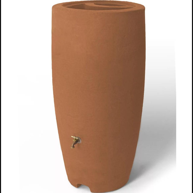 Algreen 80 gal. Athena Rain Barrel, Terracotta at Tractor Supply Co