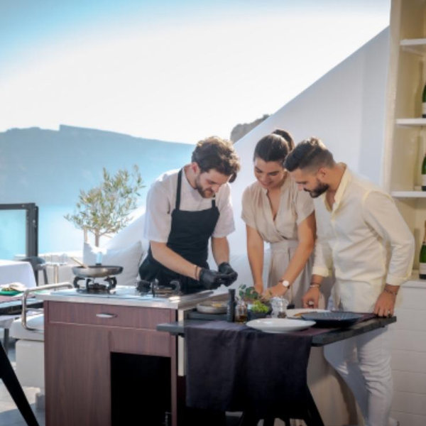 Cooking Class and Wine Tasting in Santorini