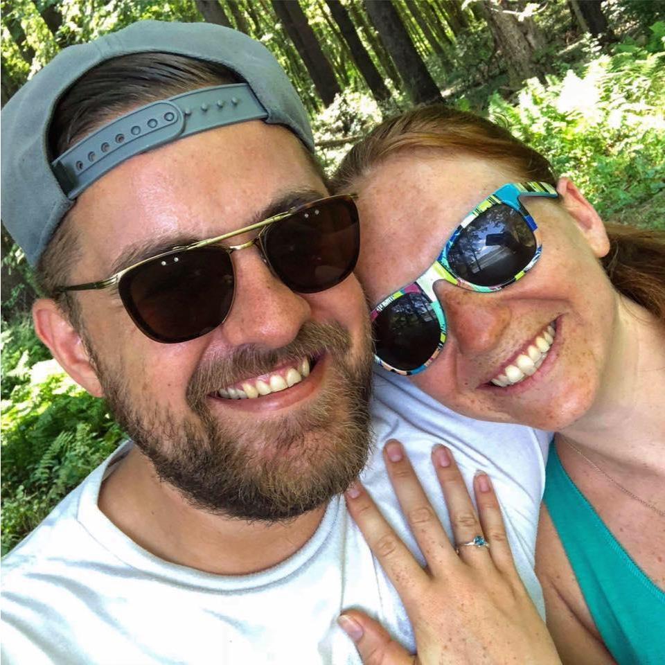 Andy proposed at Great Hollow Lake in Monroe, CT and asked me to be his person forever <3