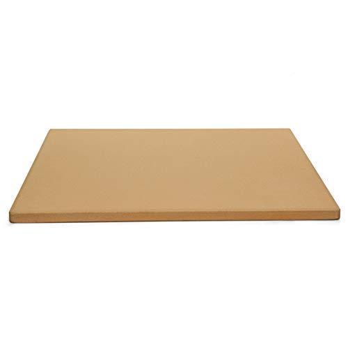COYMOS Pizza Stone Heavy Duty Ceramic Baking Stone for use in Oven & Gril - Thermal Shock Resistant, Ideal for Baking Pizza, Bread, Cookies, Rectangular Cooking Stone 15x12 Inch. (Bonus Free Scraper)