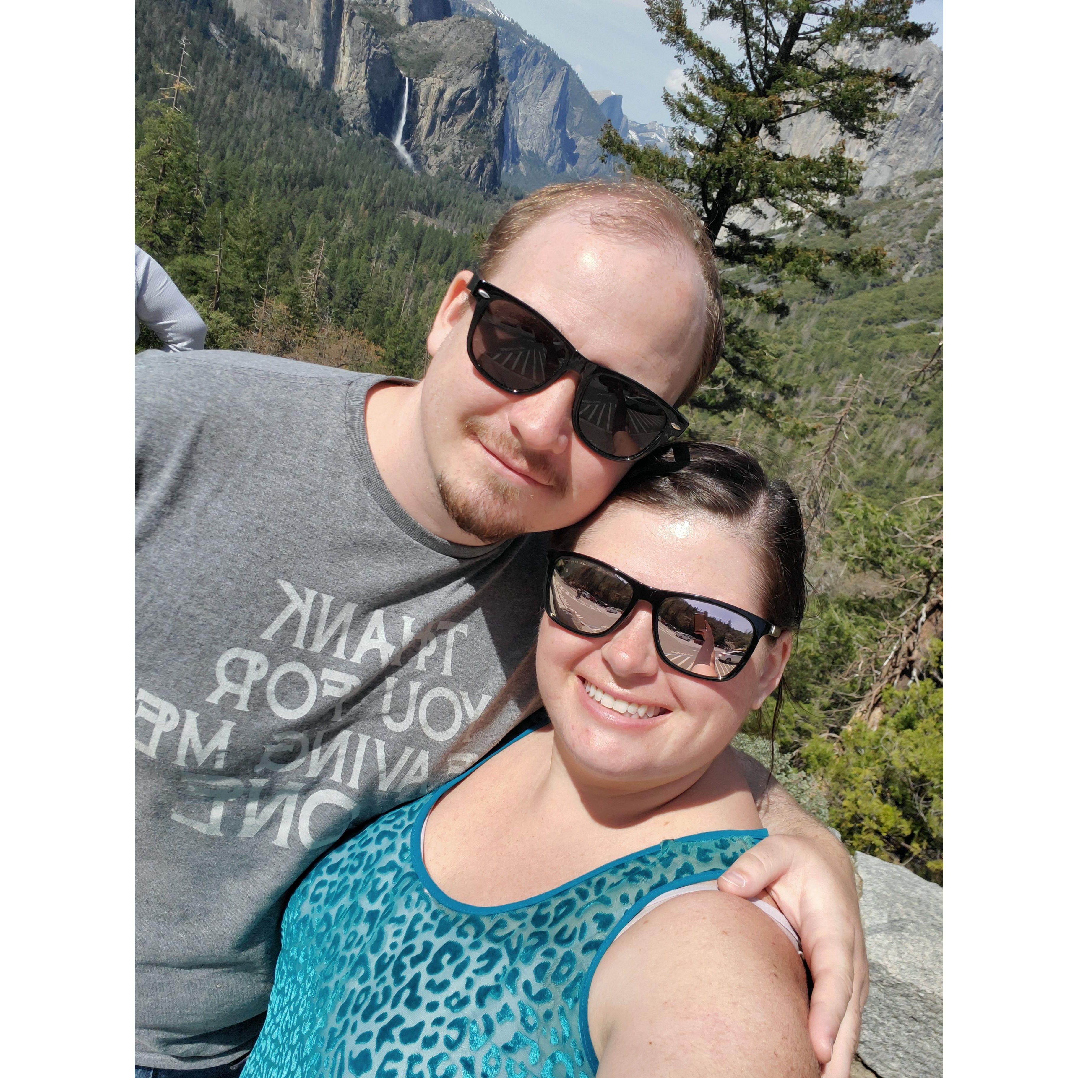 Our first trip together at Yosemite National Park