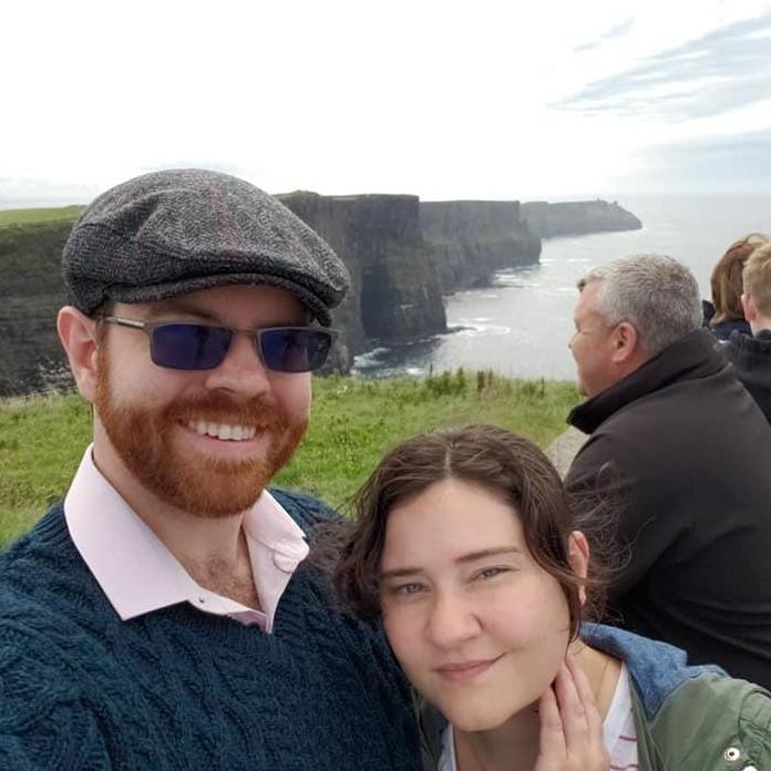In Ireland at the Cliffs of Moher!