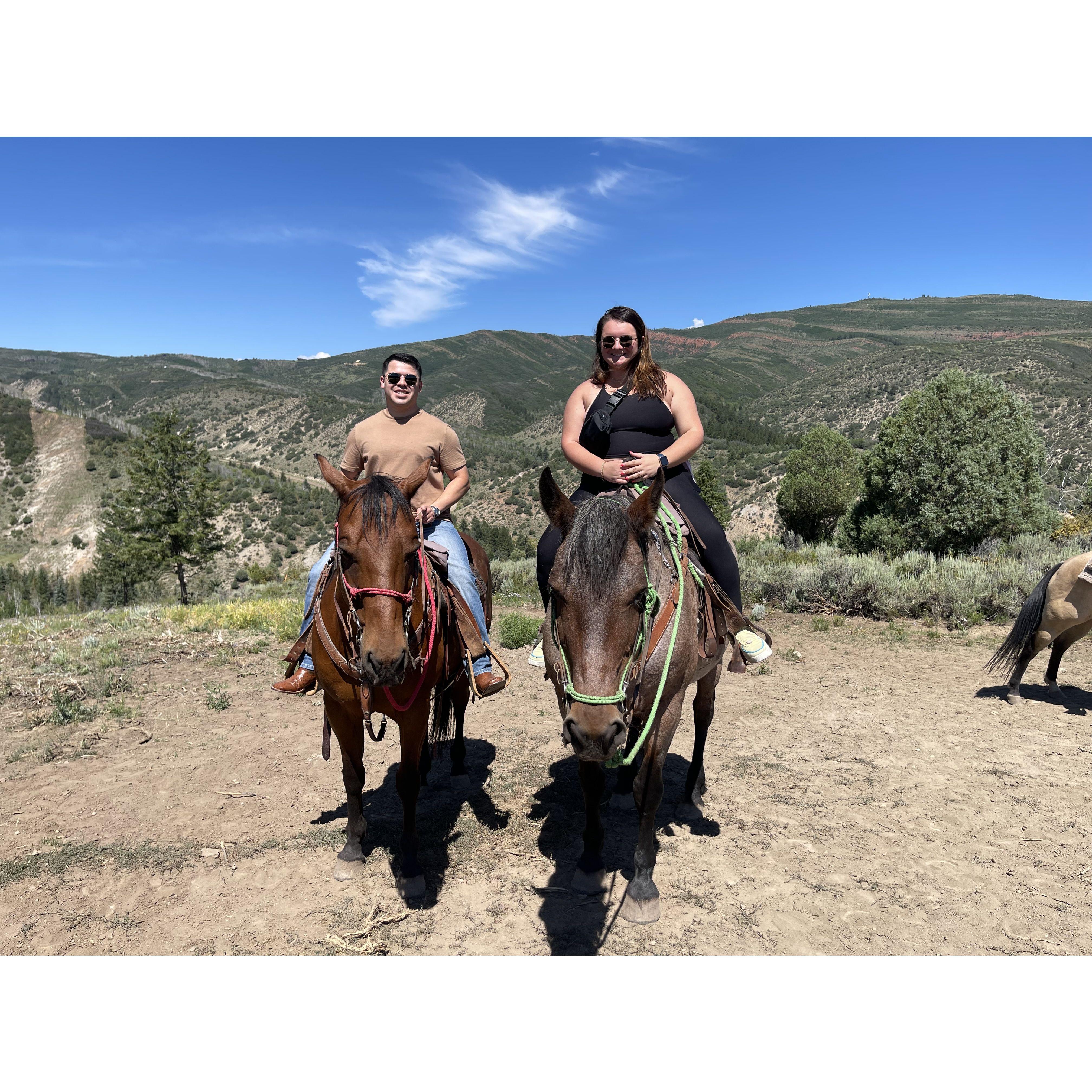 Horseback riding in Edwards, CO