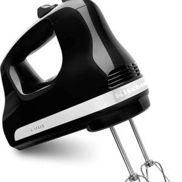 KitchenAid 5 Ultra Power Speed Hand Mixer KHM512, Onyx Black