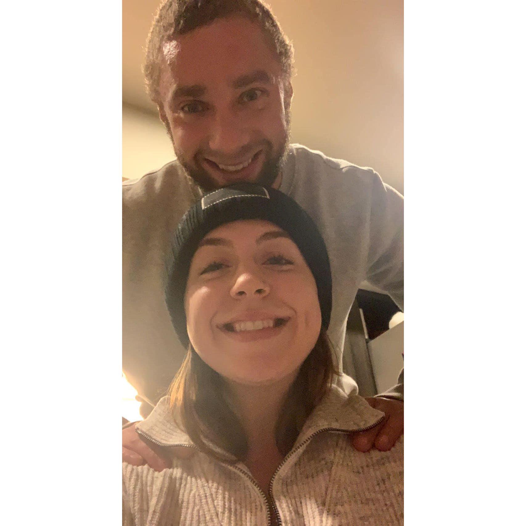 The first picture we took when we started dated...the second time