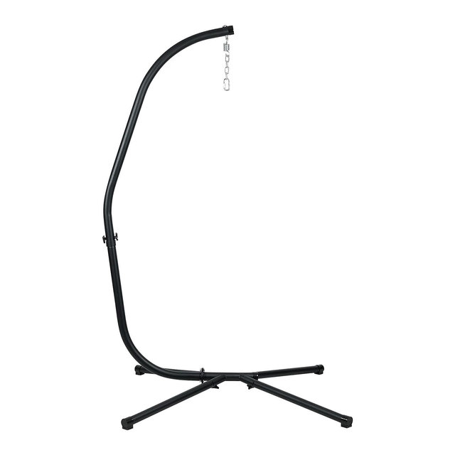 Aoodor Hammock Steel Stand Only C-Stand for Hanging Hammock Chairs - 300 Pound Capacity