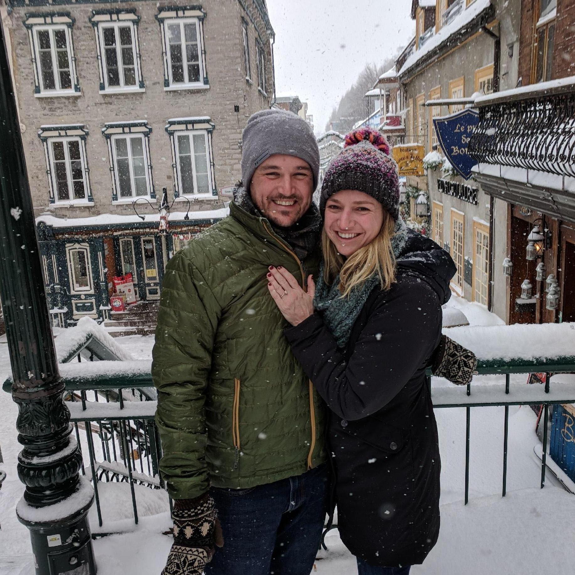 J'ai dit oui in Quebec City!