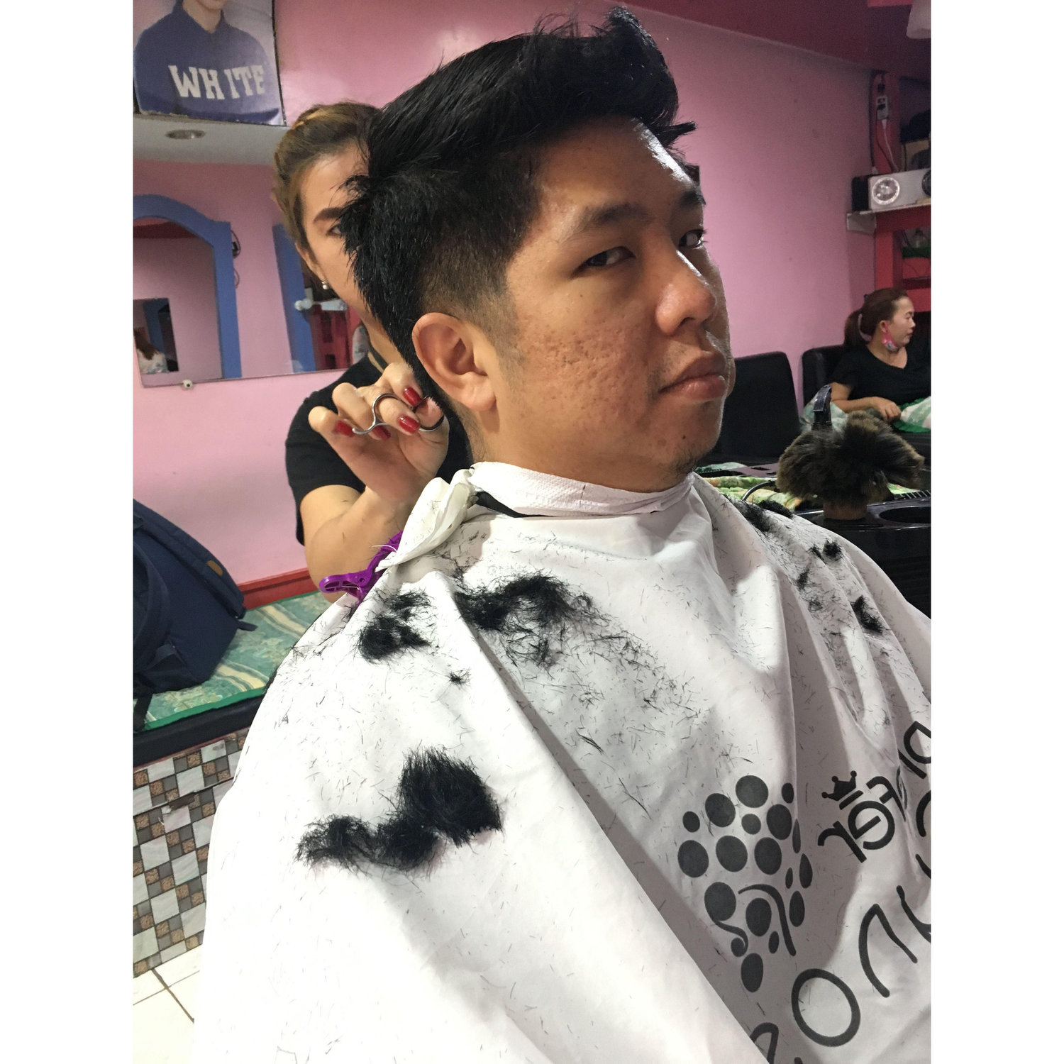 5-minute haircut haha!
