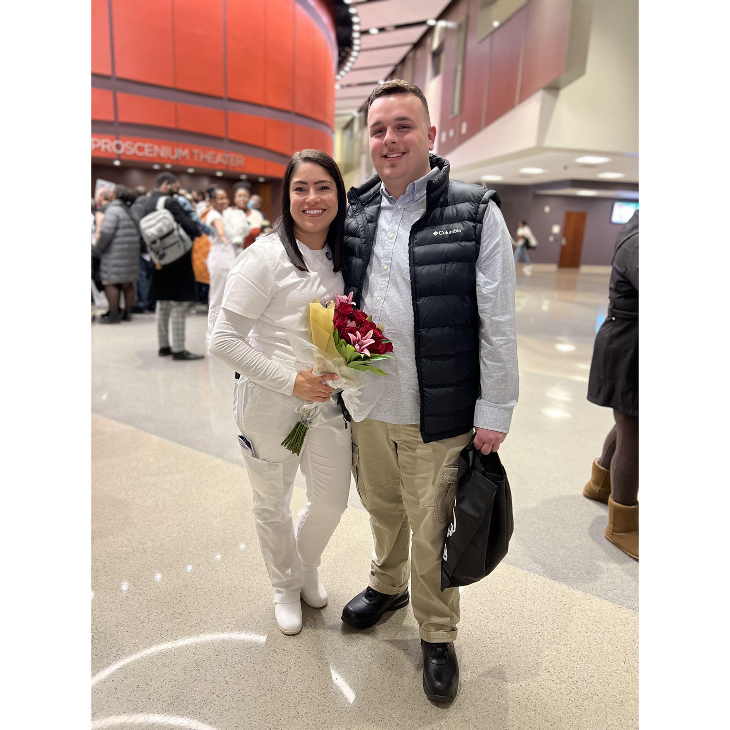 Jordan's nursing school graduation