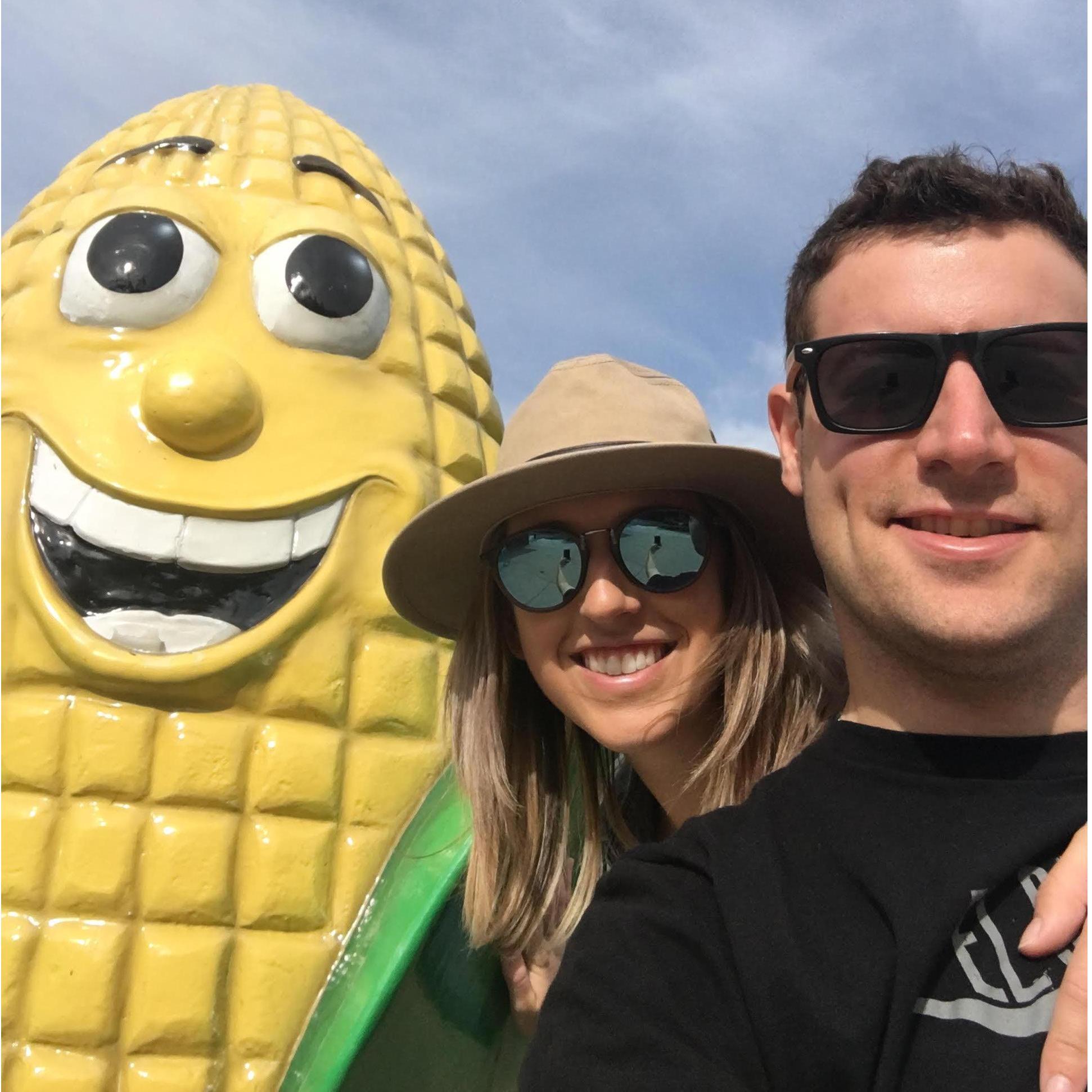 On the road trip to move Drew out to Seattle. Highly recommend visiting the Corn Palace in South Dakota.