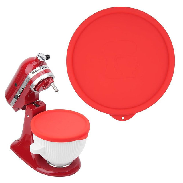 LUVCOSY Silicone Lid Compatible with Kitchenaid 2-quart Ice Cream Mixer Bowl, Silicone Covers for Kitchenaid Freezer Bowl Accessory, Dishwasher Freezer Safe (Container Not Included)