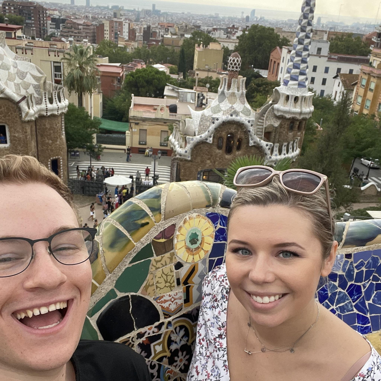 Our seventh anniversary in Barcelona, Spain