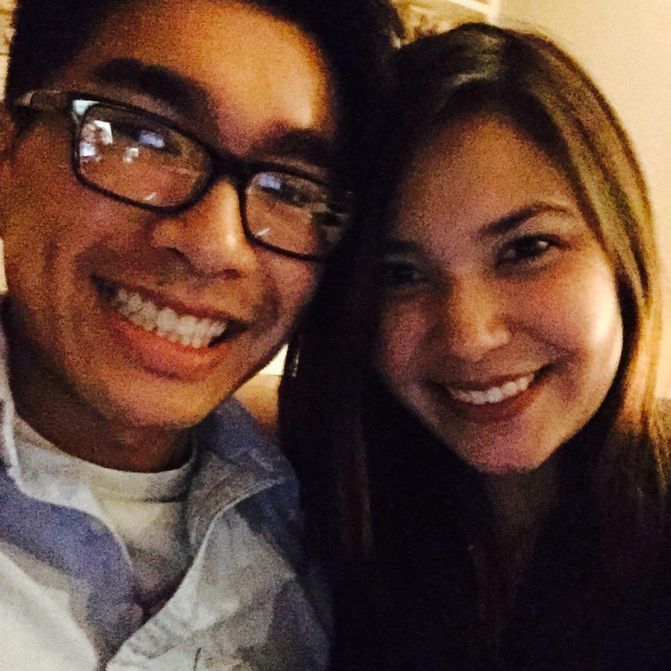 This was after our first official date together as boyfriend and girlfriend.