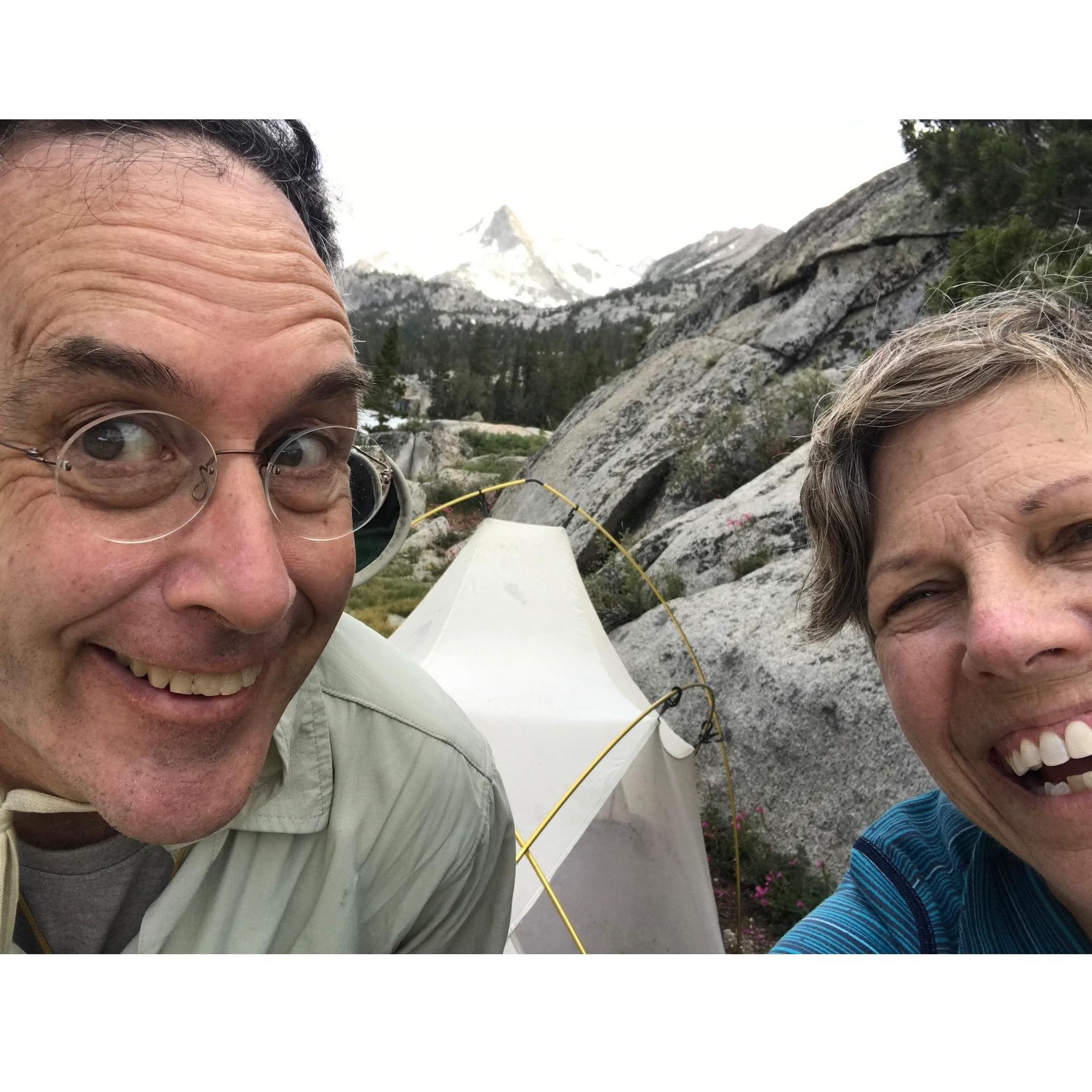 Backpack trip in Sierra Nevada, CA, 2018