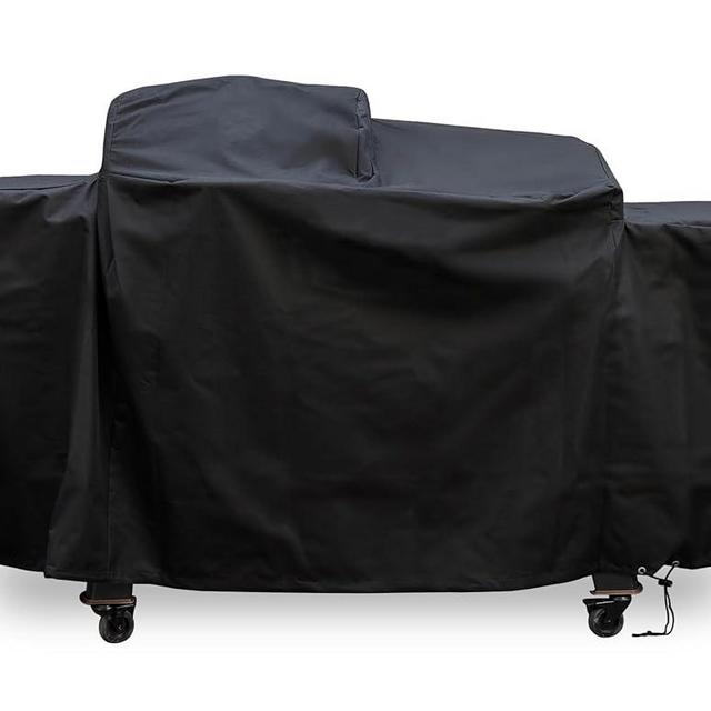 ZJYWSCH Grill Cover for Pit Boss Charleston 1020 Pellet Grill Gas Griddle Combo PB1020NX Heavy Duty Weather Resistant Pit Boss Charleston Onyx Combo Grill Cover Waterproof