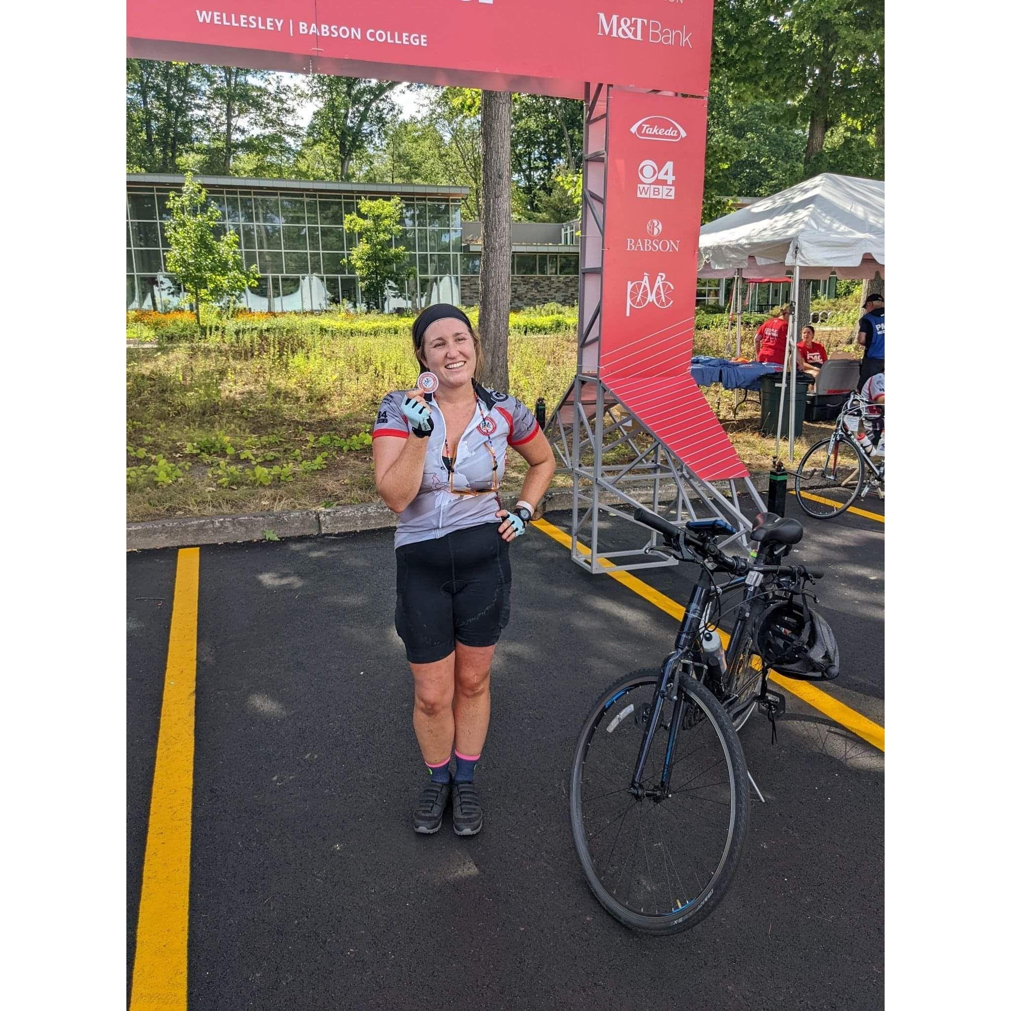 Madison got really into biking...