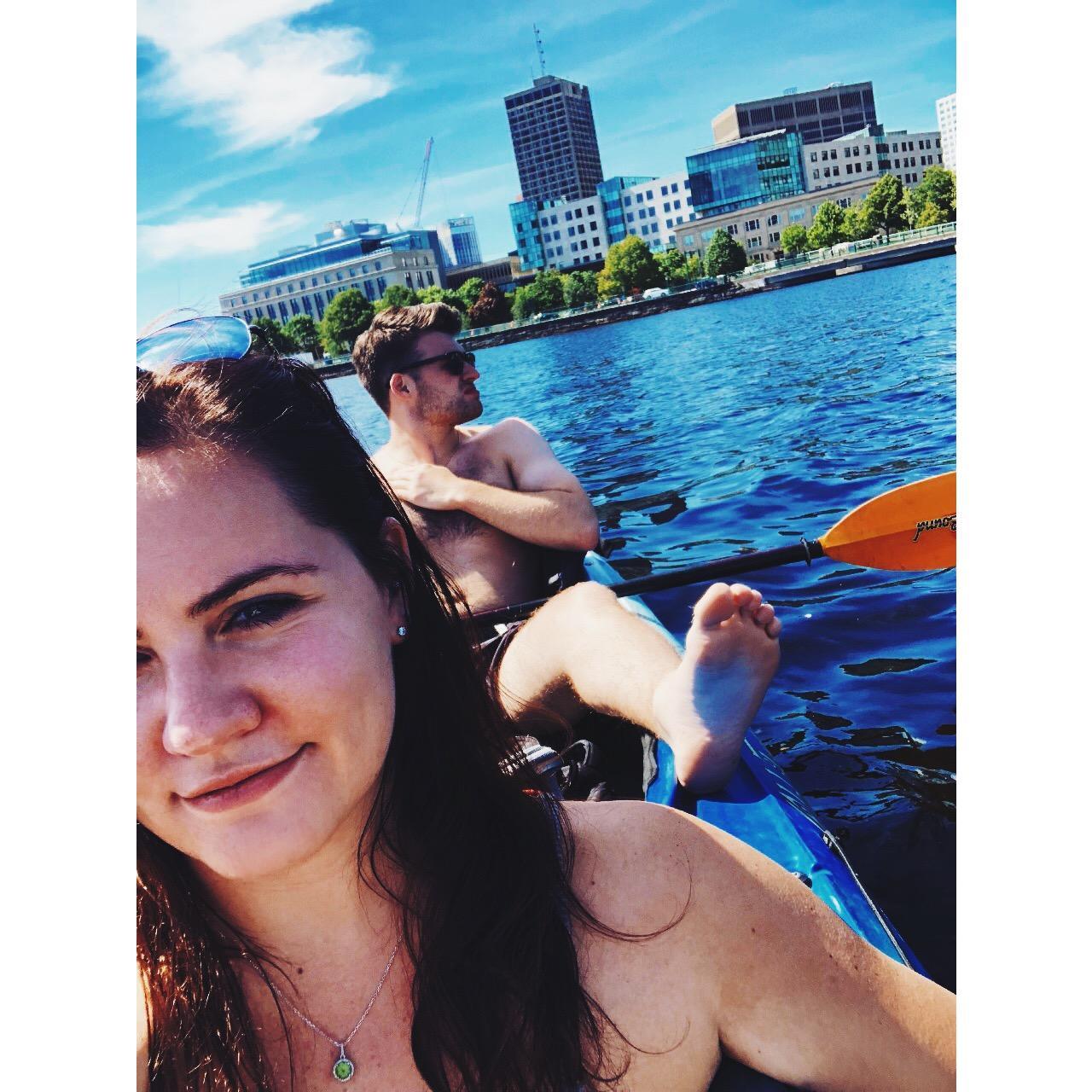 Enjoying one last summer in Boston