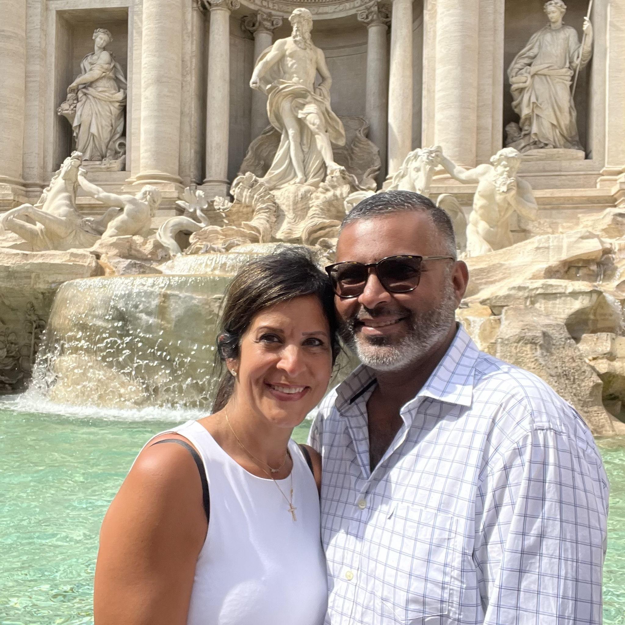 Trevi Fountain in Rome!