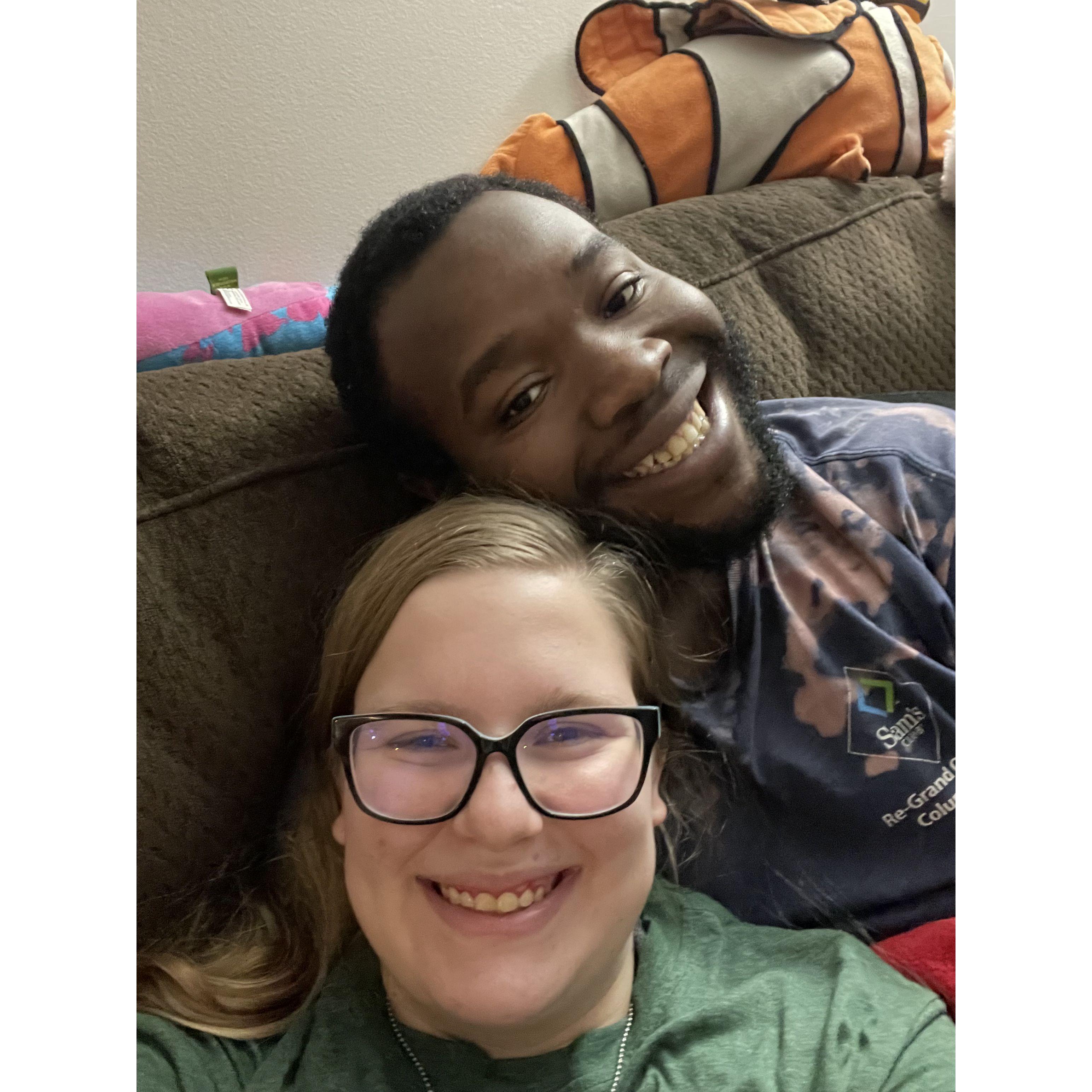 The first picture we took together!