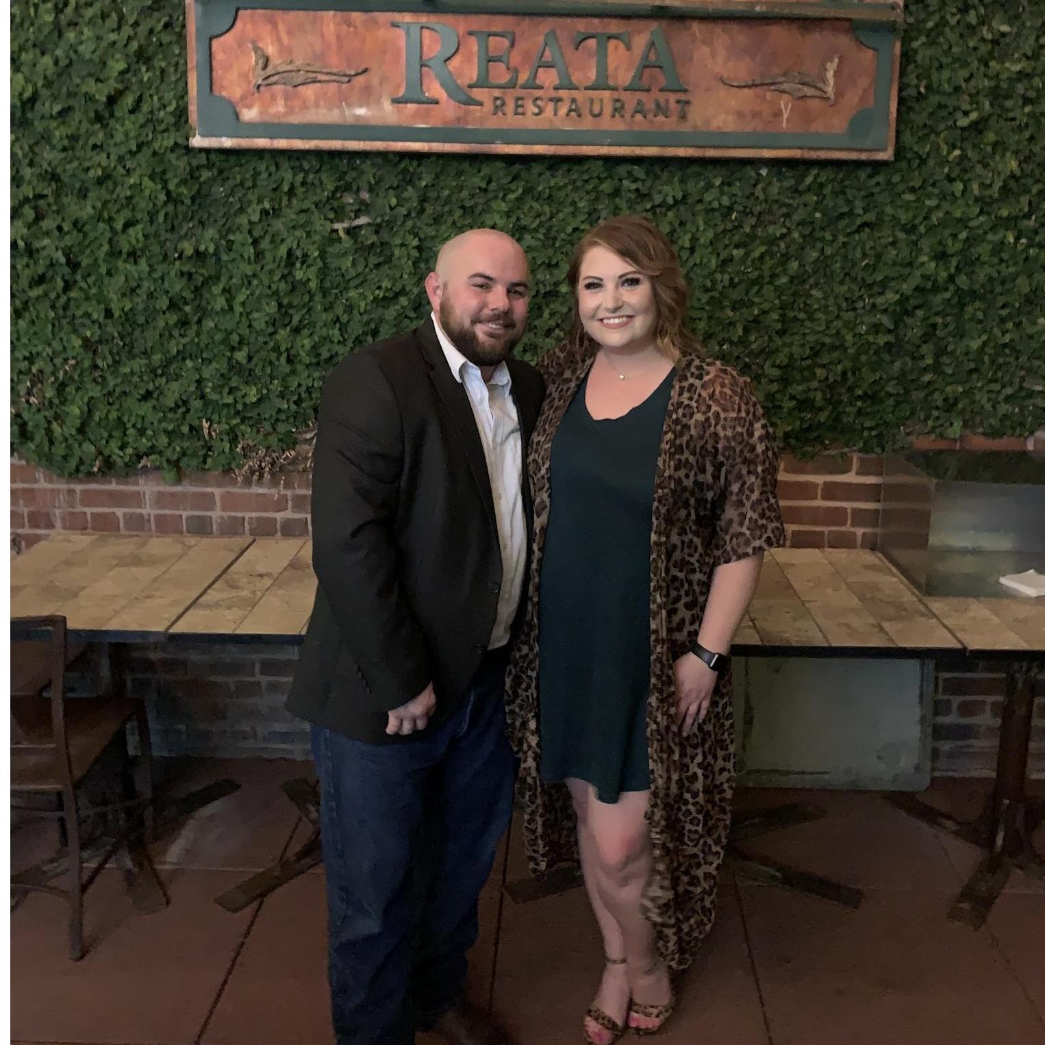 Date night at Reata in Ft. Worth!