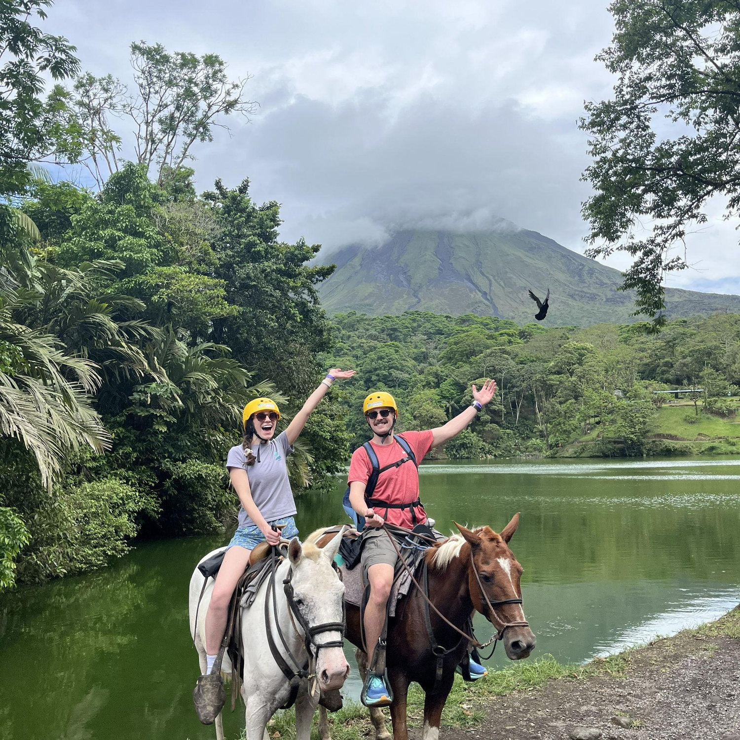 Horseback riding in Costa Rica, April 2025