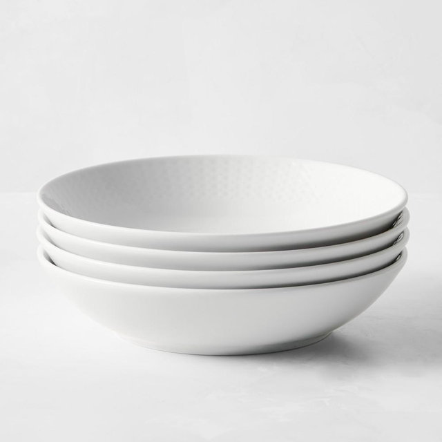 Pillivuyt Perle Porcelain Pasta Bowls, Set of 8