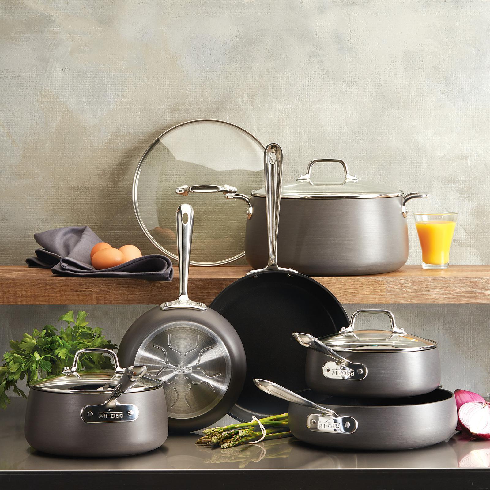 All-Clad d3 Curated 10-Piece Set + Reviews, Crate & Barrel