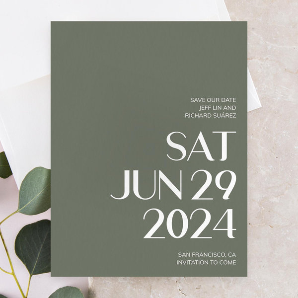 Zola Save The Dates - Millsboro Portrait