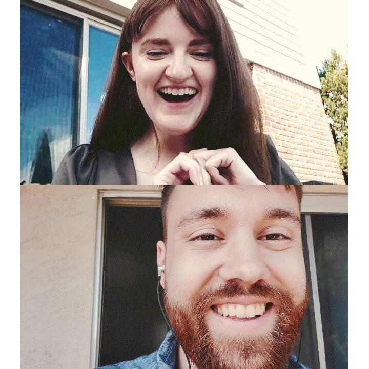 When Jules was in California, this was when we told one another that we wanted to marry each other.