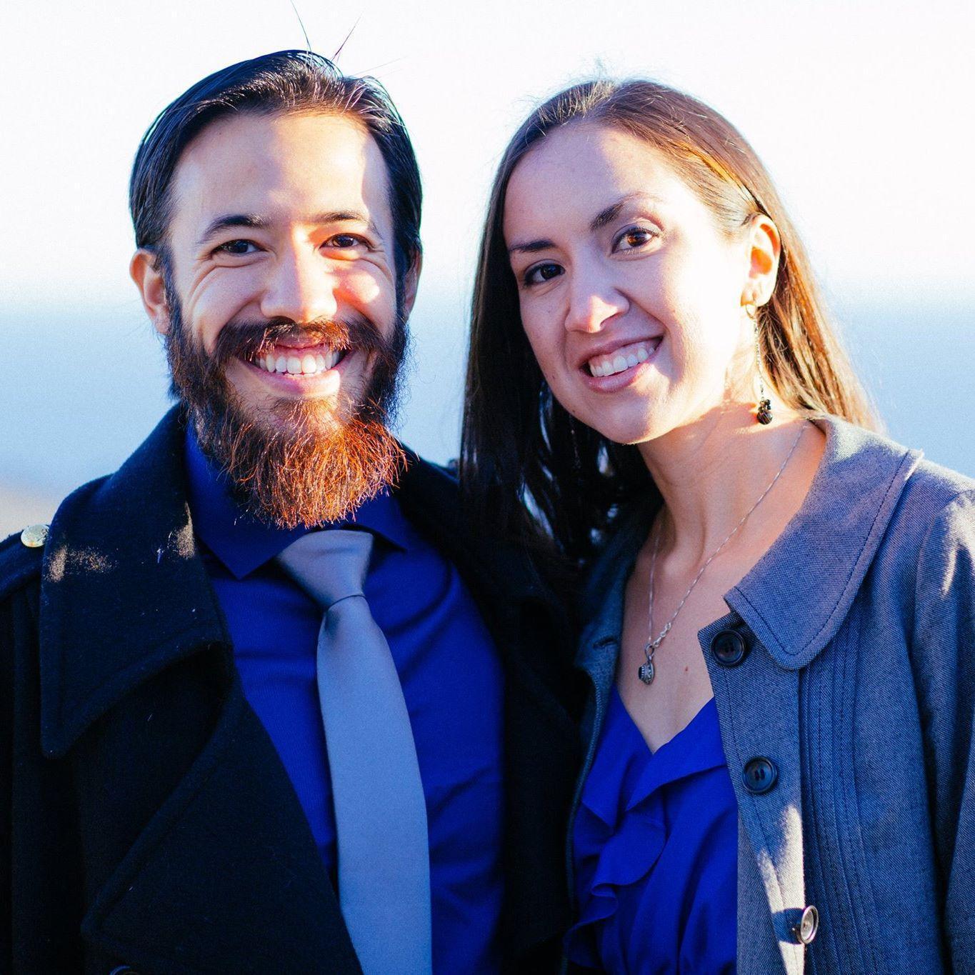 Dressed up for Karl and Marissa's wedding
