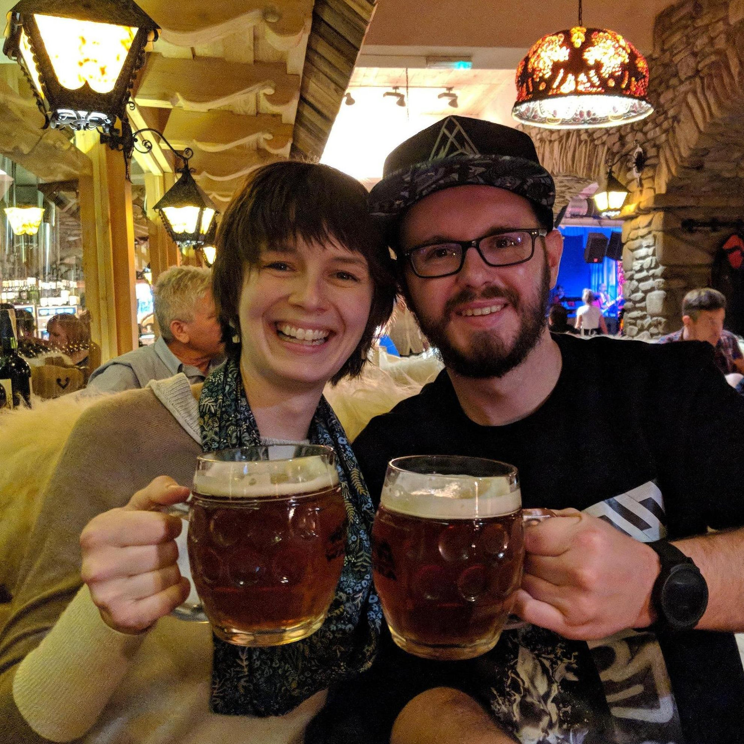 Sally and Daniel love a good beer and are sure to visit local breweries when they travel.