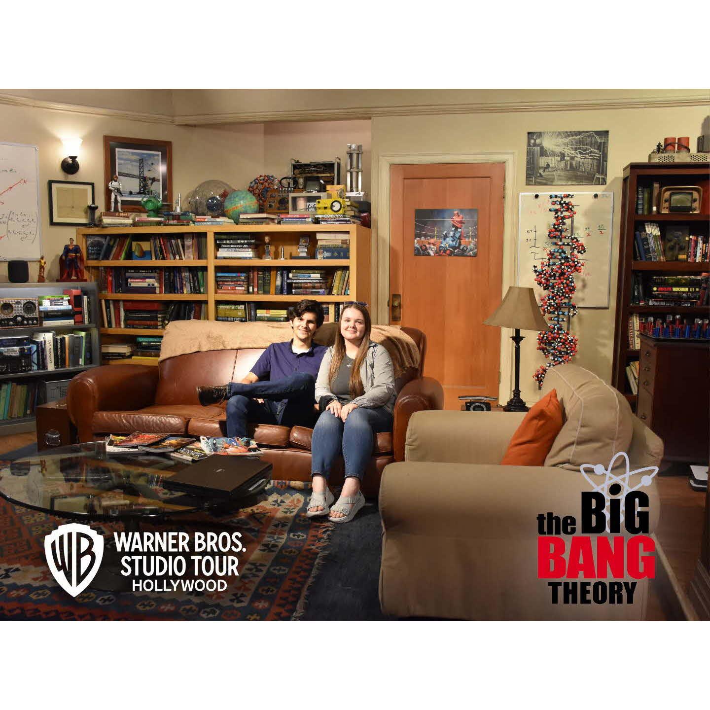 At Warner Bros Studio tour in 2022, Malina sat in Sheldon's spot with Nathaniel next to her. It was a bucket list item to visit the set.