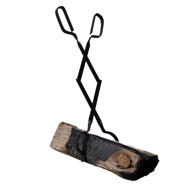 Grizzly Grabber Rust-Resistant Fire Tongs from Wander Lost - Heavy Duty - Camping and Outdoors Log Grabber - 26" - Rust Resistant finish for indoor and outdoor