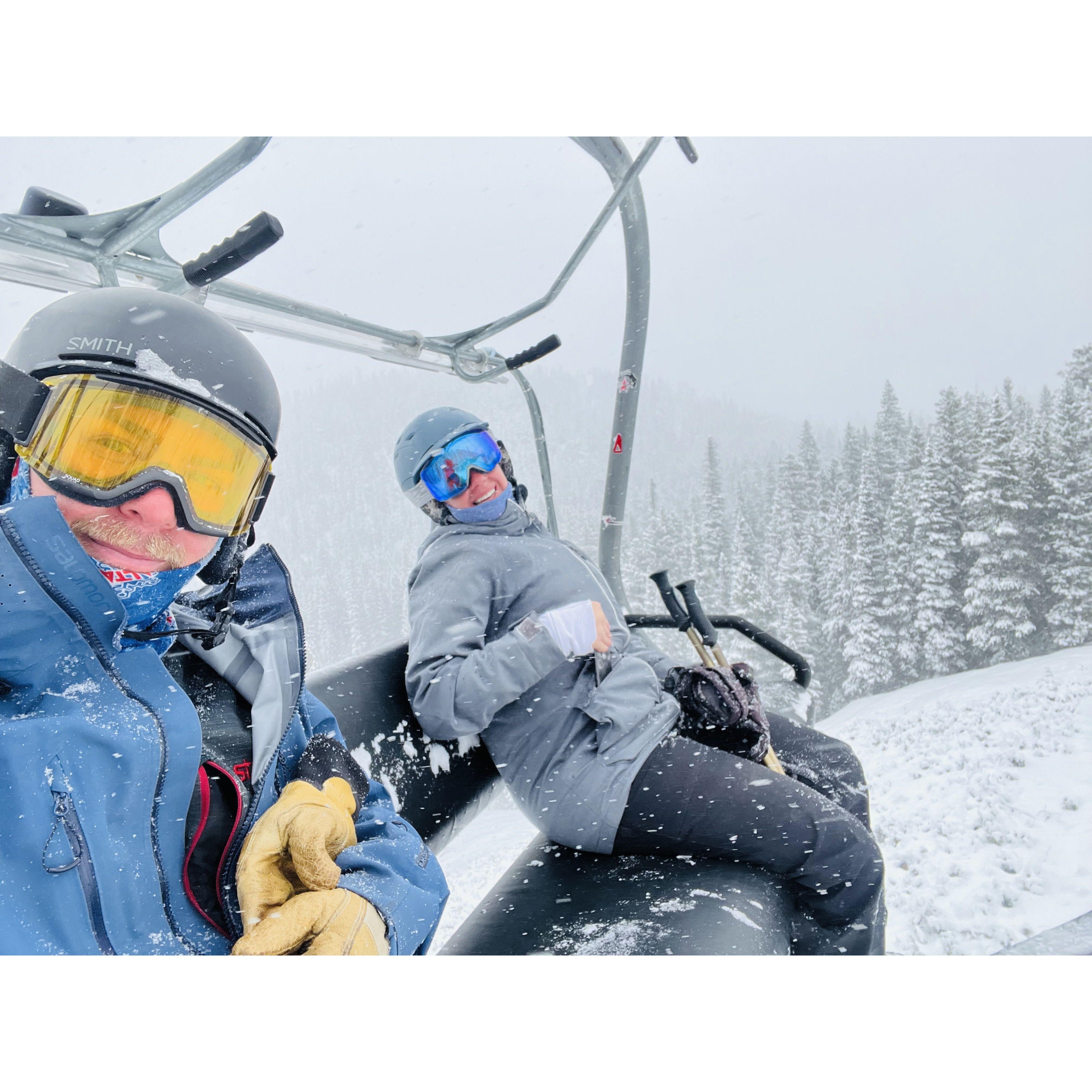 Just another pow day