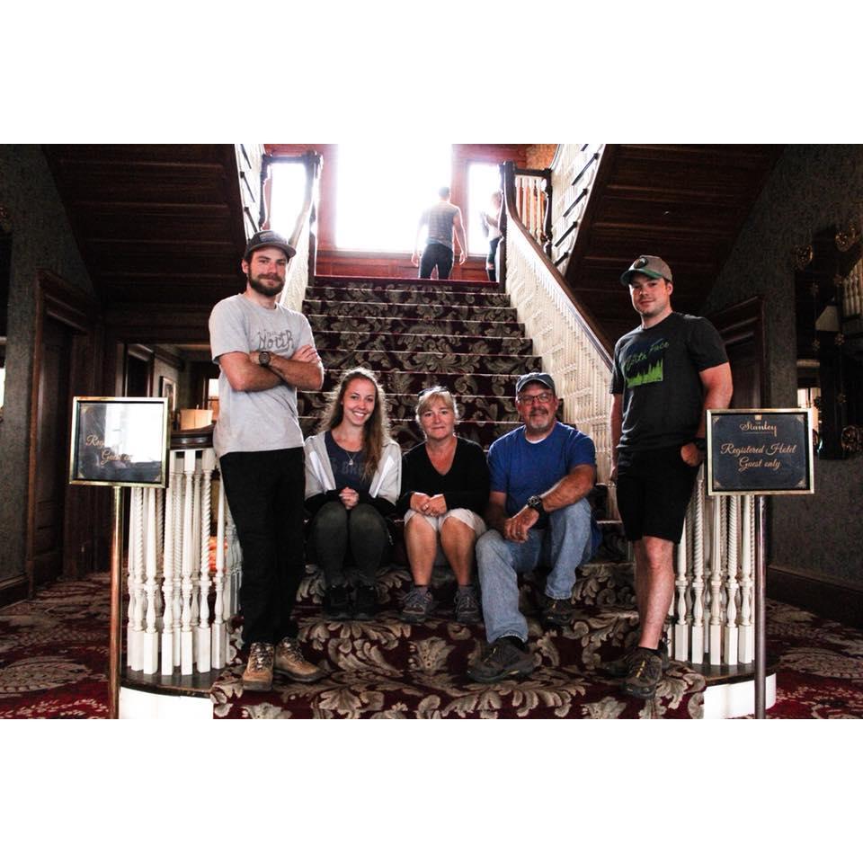 Stanley Hotel in Estes Park with Bryce's family 2018.